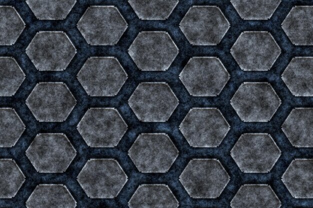 Foto hexagon tile and pattern