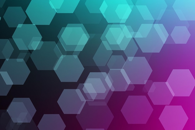 Hexagonal Color Background