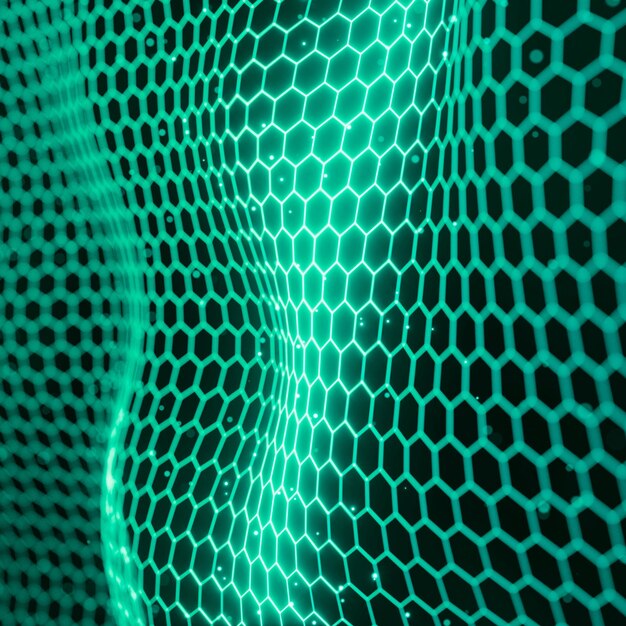 Hexagonale digitale achtergrond