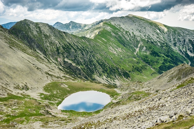 Hi-res panorama of Retezat Mountains, Romania, Europe