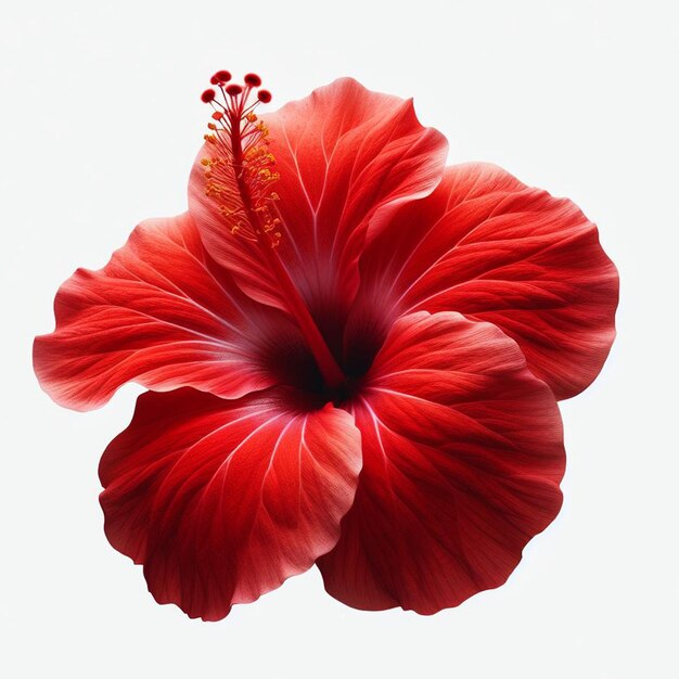 Photo hibiscus flower isolated on white background