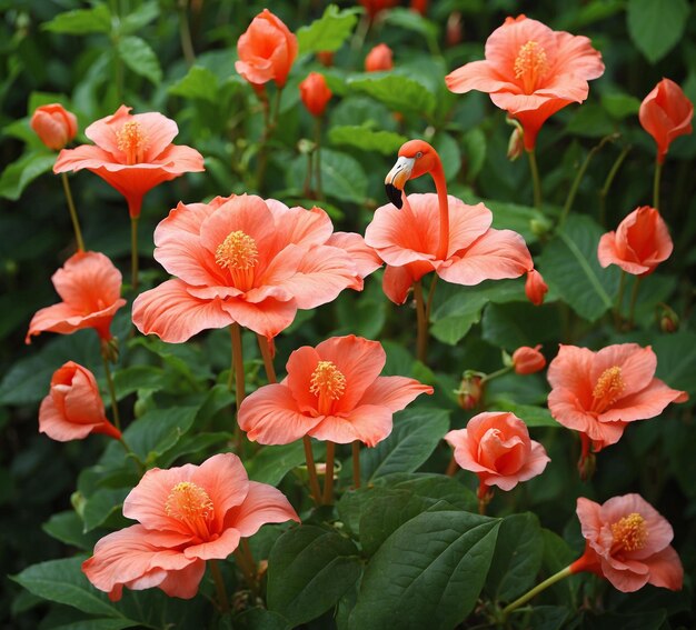 Hibiscus flowers blooming in the garden Thailand