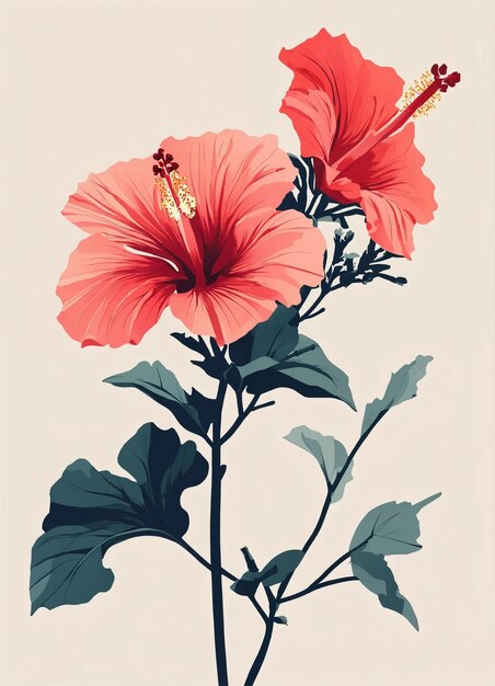 Hibiscus flowers