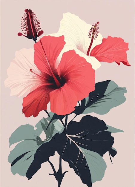 Hibiscus flowers