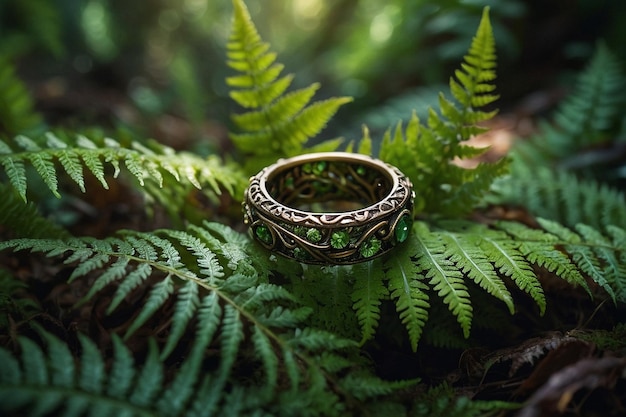 Фото Скрытое кольцо фей в папоротниках