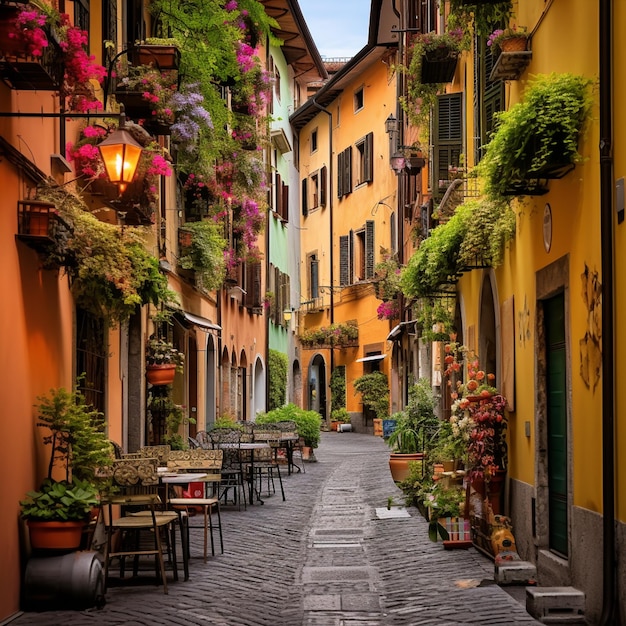 Hidden Gems of Milan A Picturesque Alley with Colorful Facades and Local Artisans