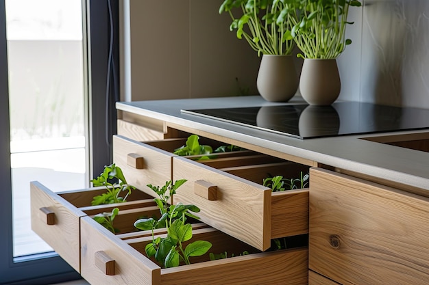 Hidden storage solutions to maintain a clutter free environment