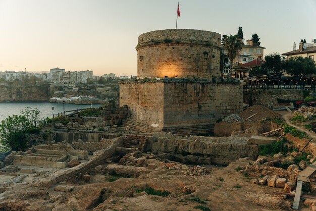 Hidirlik Tower Antalya Turkey dec 2021