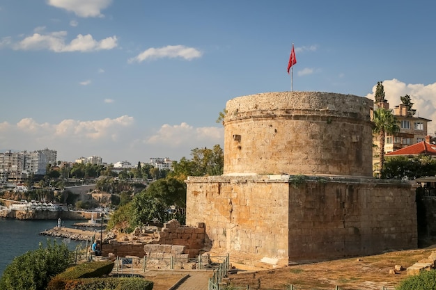 Hidirlik Tower in Antalya Turkey