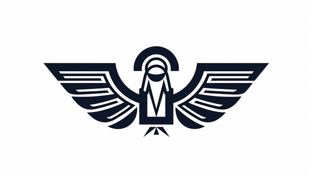 Hieroglyf cryto prehistorisch logo ontwerp Egyptische kunstgeschiedenis