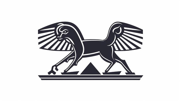 Foto hieroglyf cryto prehistorisch logo ontwerp egyptische kunstgeschiedenis