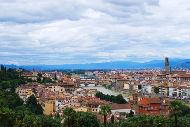 Foto fotografia ad alta angolazione del paesaggio cittadino