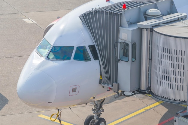 飛行機の高角度の視界