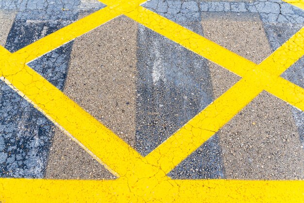 High angle view of arrow sign on road