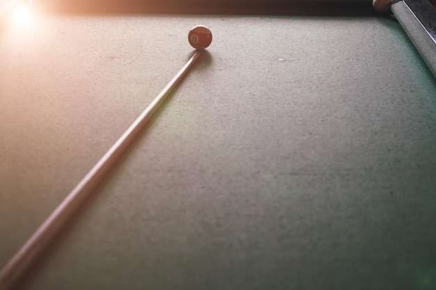 High angle view of ball on table