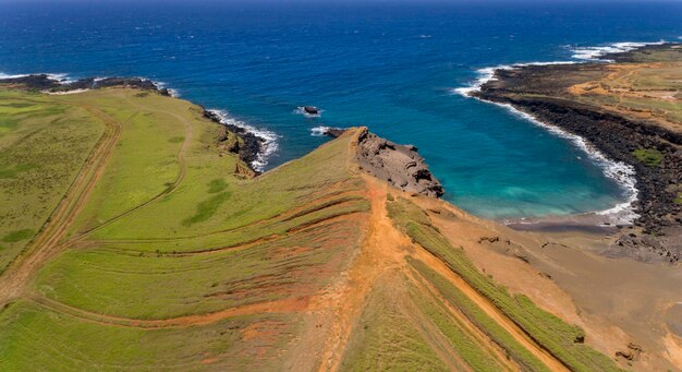 Photo high angle view of beach