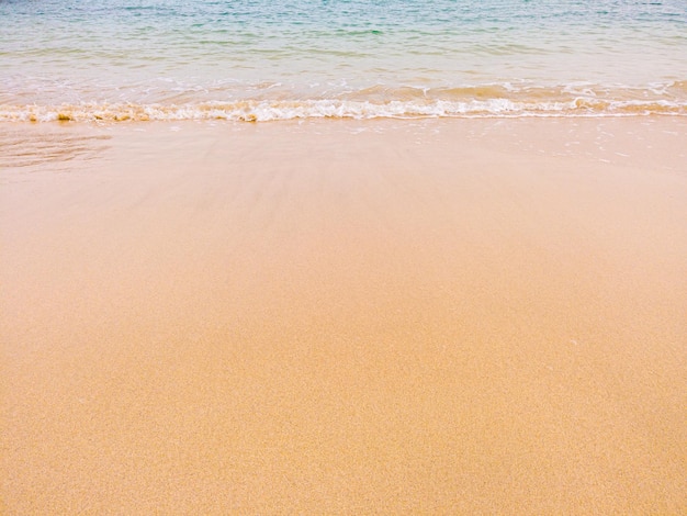 High angle view of beach