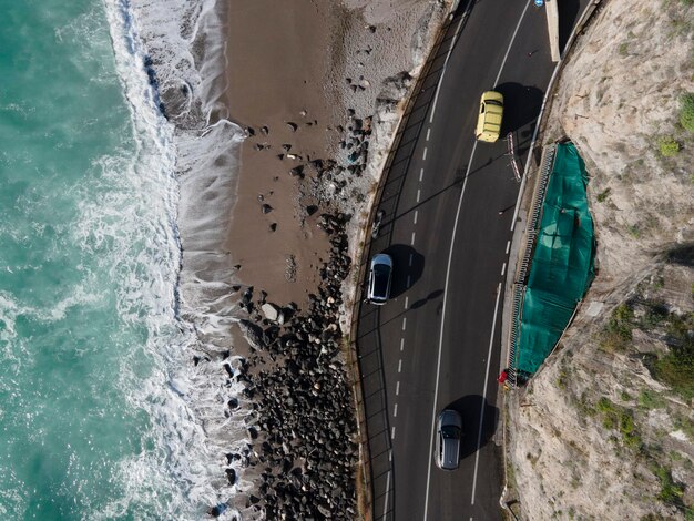 Photo high angle view of beach