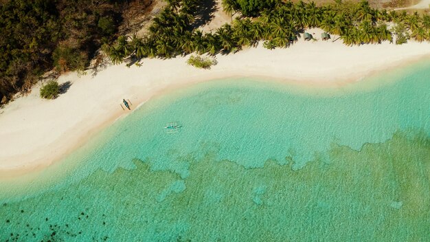 Photo high angle view of beach