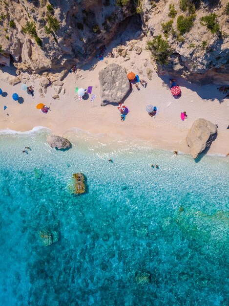 Photo high angle view of beach