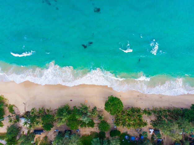 Photo high angle view of beach