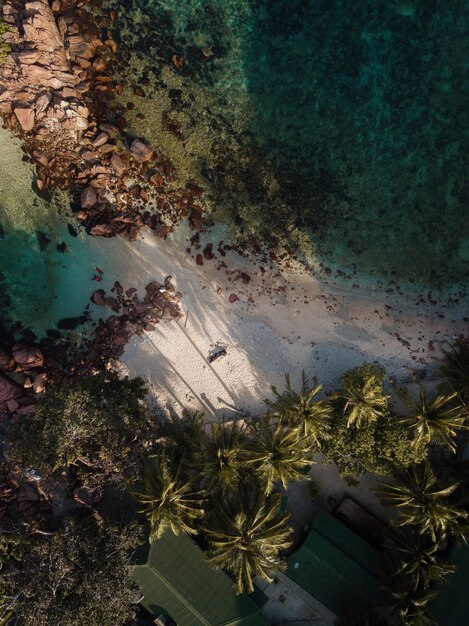 Photo high angle view of beach