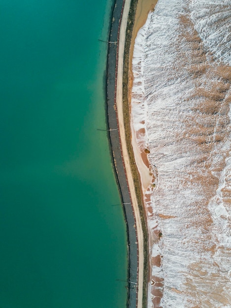 Photo high angle view of beach