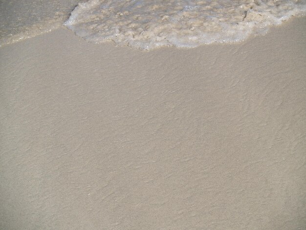 Foto vista ad alto angolo della spiaggia