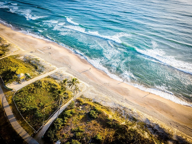 Photo high angle view of beach