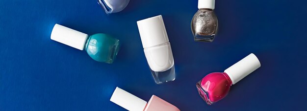 High angle view of blue drinking glasses on table