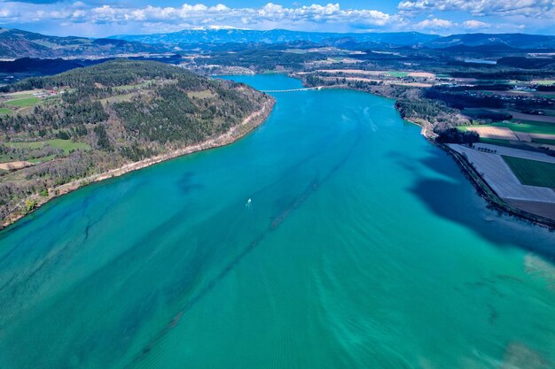 High angle view of boats in sea