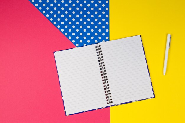 high angle view of book on table