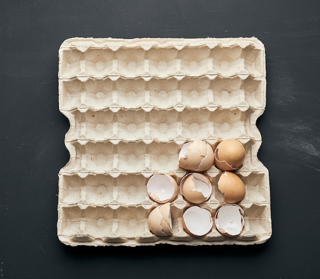 Photo high angle view of bread on white surface