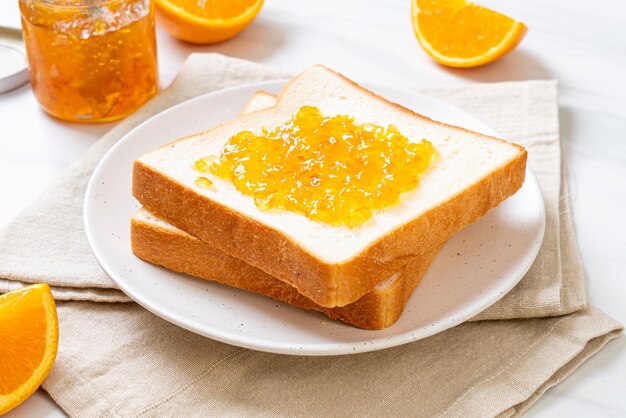 High angle view of breakfast served on table