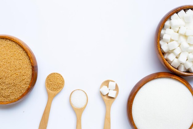 high angle view of breakfast on table against white background