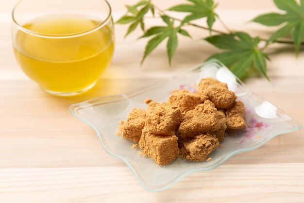 High angle view of breakfast on table