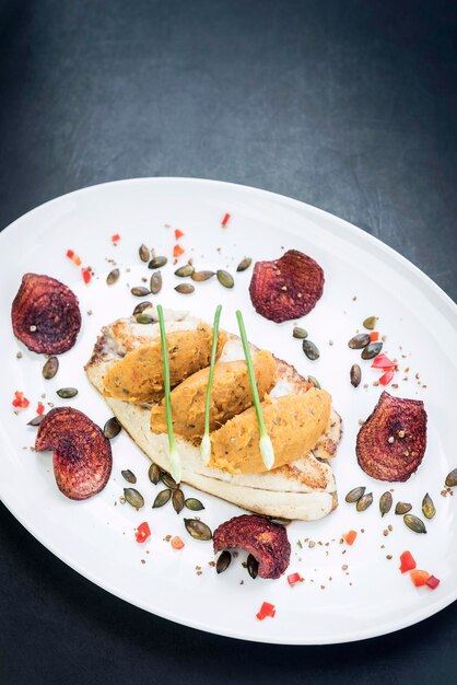 High angle view of breakfast on table