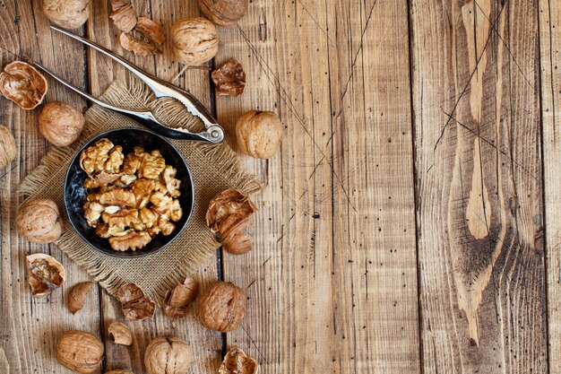 High angle view of breakfast on table