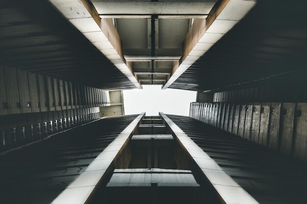 Photo high angle view of bridge