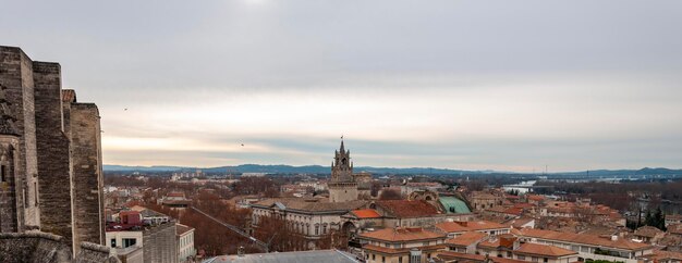 Photo high angle view of buildings in city