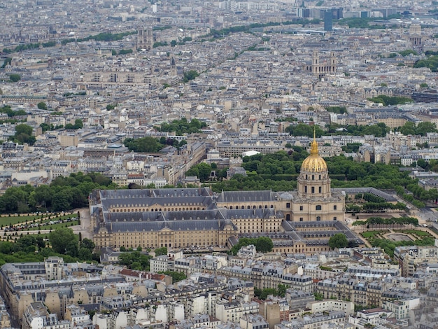 Foto vista ad alta angolazione degli edifici in città