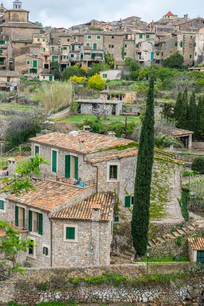 Foto vista ad alto angolo degli edifici in città