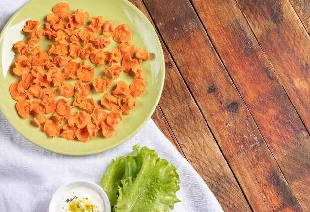 High angle view of chopped fruits in bowl on table