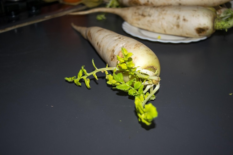 Photo high angle view of chopped leaf on table