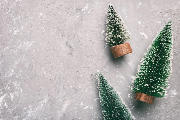 Foto vista ad alta angolazione dell'albero di natale