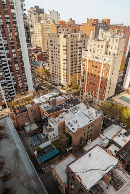 Foto vista ad alto angolo della città