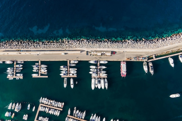 Foto vista ad alto angolo del paesaggio urbano