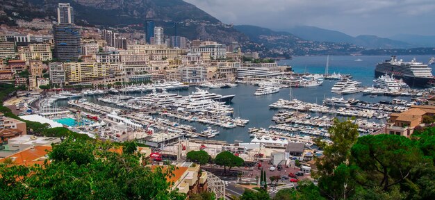 Foto vista ad alto angolo del paesaggio urbano