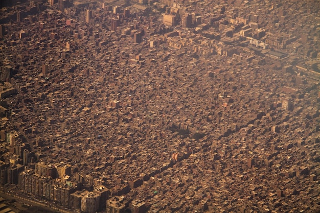Foto vista ad alta angolazione del paesaggio urbano