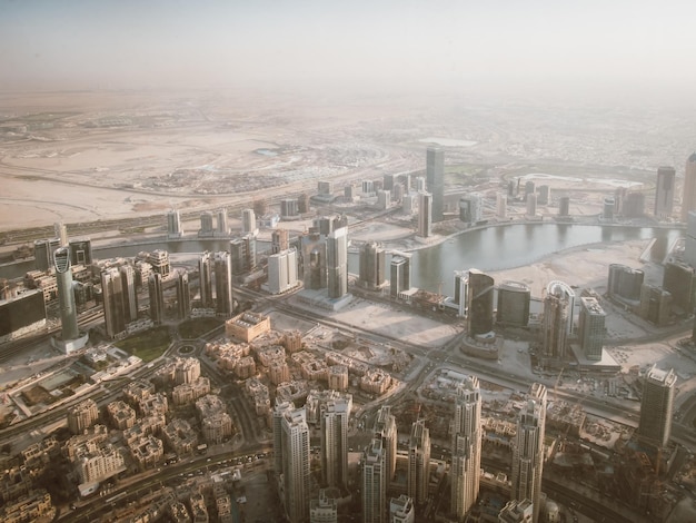high angle view of cityscape